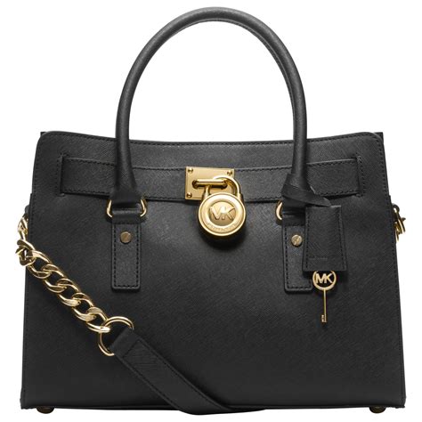 michael kors black satchel handbag|michael kors large satchel handbag.